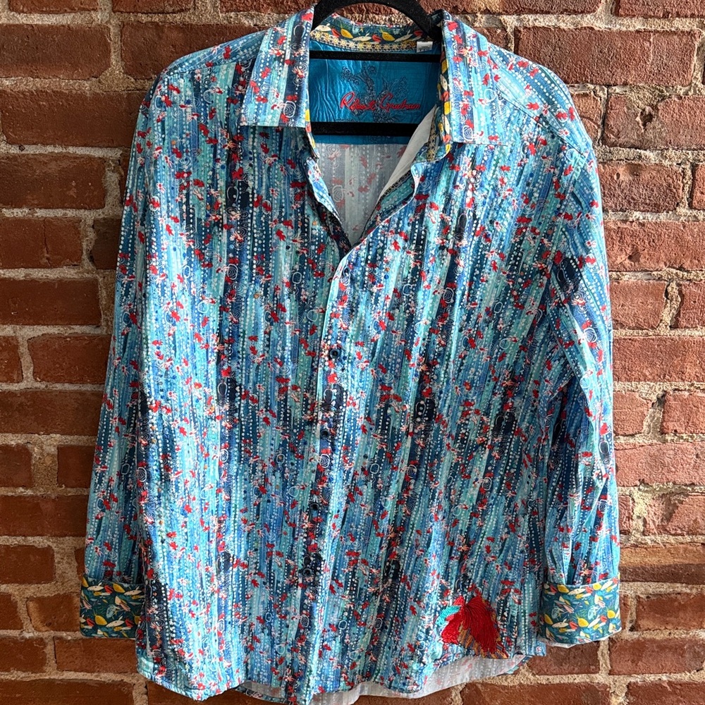LIMITED EDITION Robert Graham Multicolor Patterned Shirt